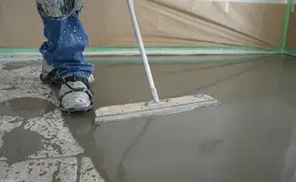 Uneven floor being professionally repaired in Phoenix, AZ